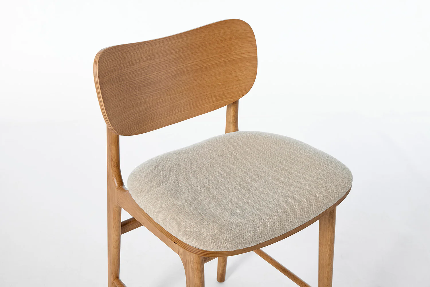 Bar Stool 02, White Oak / Oatmeal - Image 8