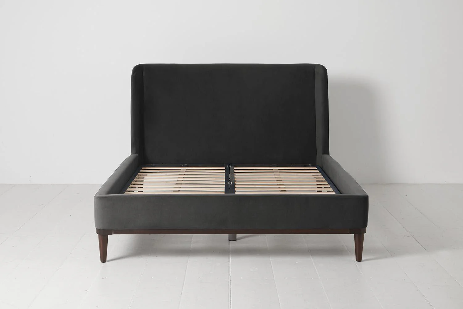 Bed 02 Double Bed, Charcoal