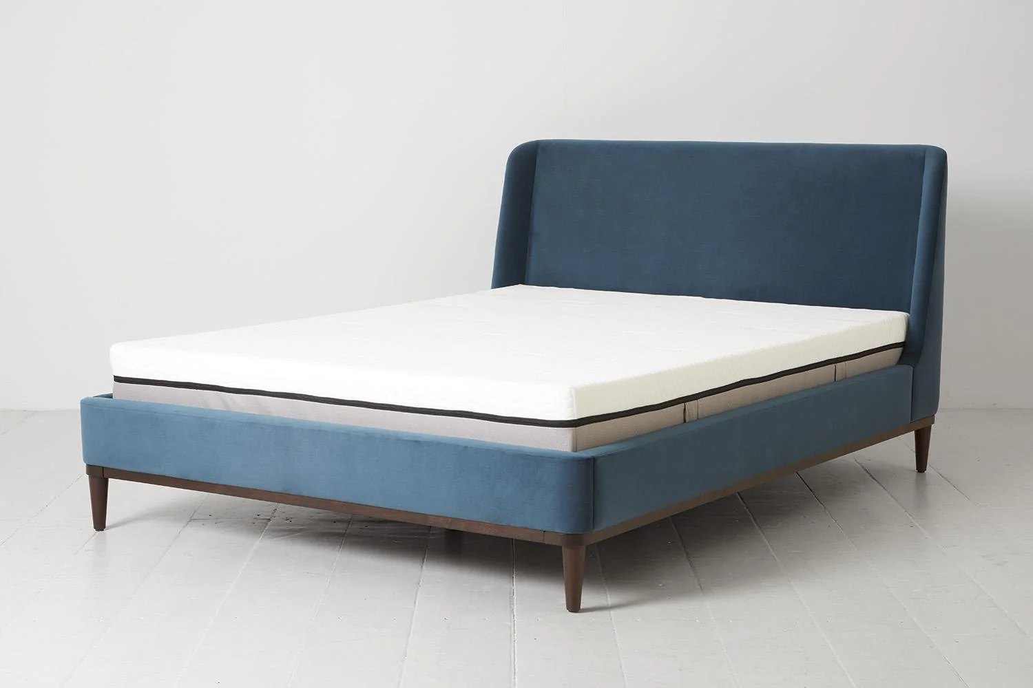 Bed 02 King Sized Bed, Teal - Image 4