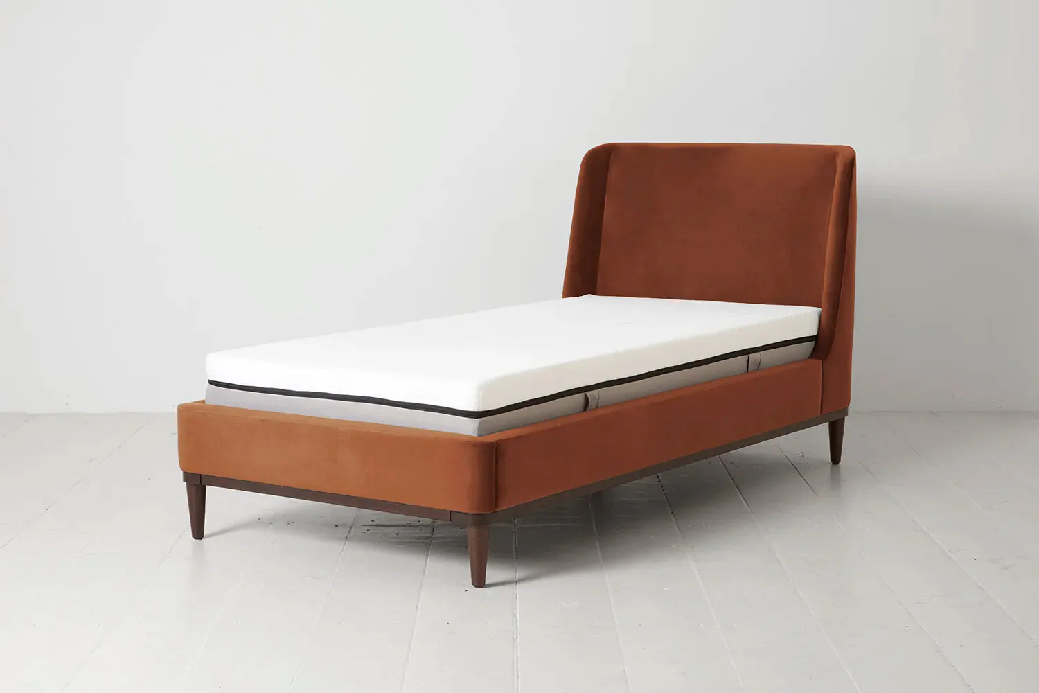 Bed 02 Single Bed, Umber - Image 3