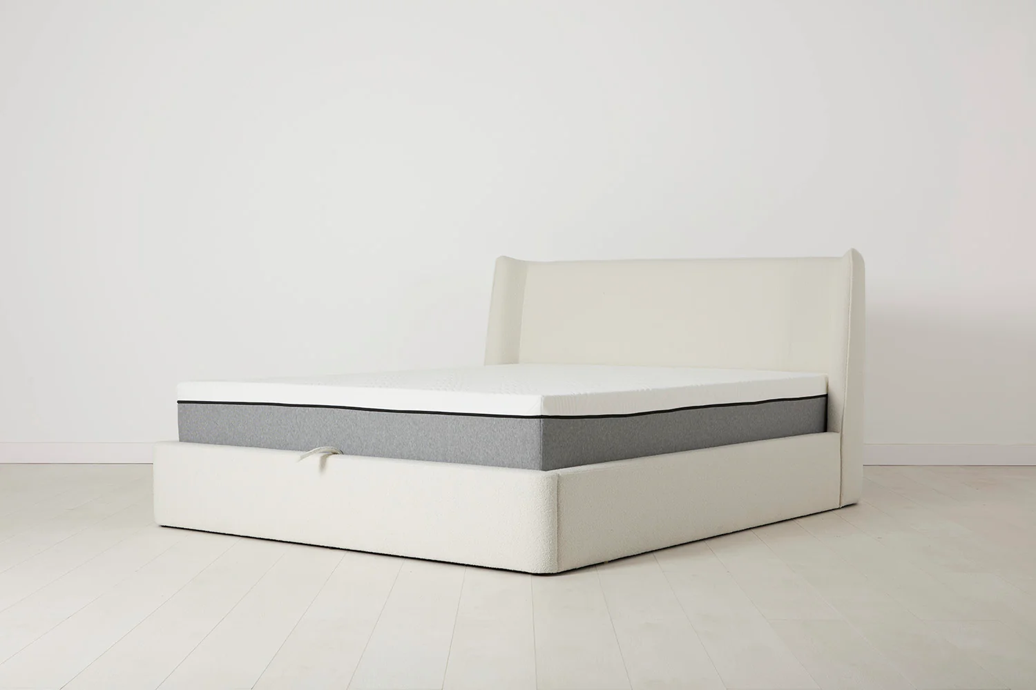 Bed 03 Storage King Sized Bed, Ivory - Image 5