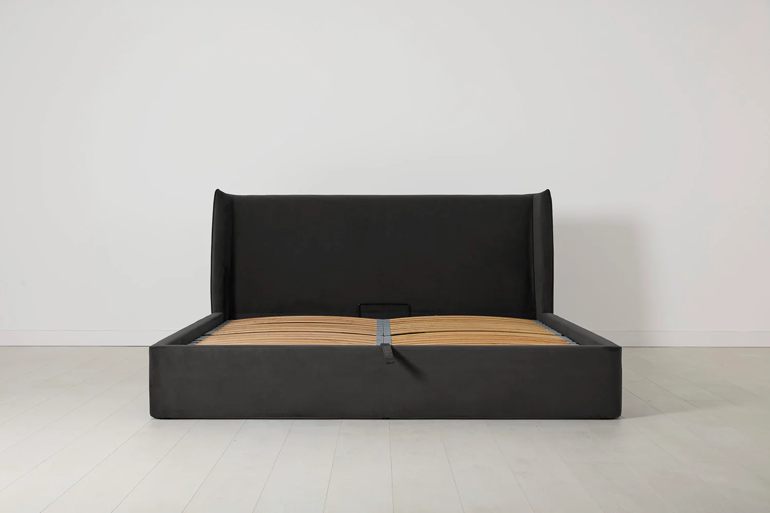 Bed 03 Storage Super King Sized Bed, Charcoal