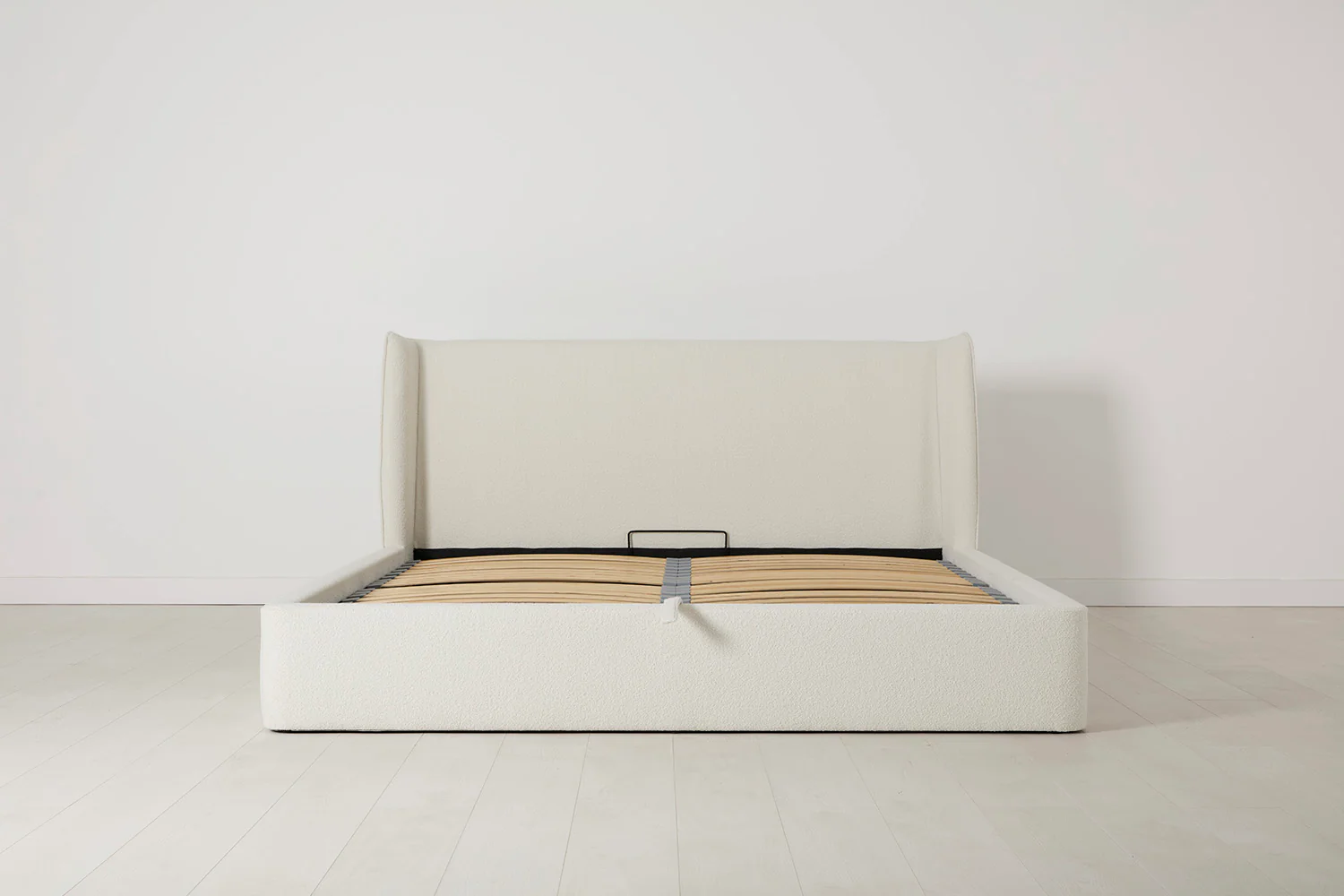 Bed 03 Storage Super King Sized Bed, Ivory