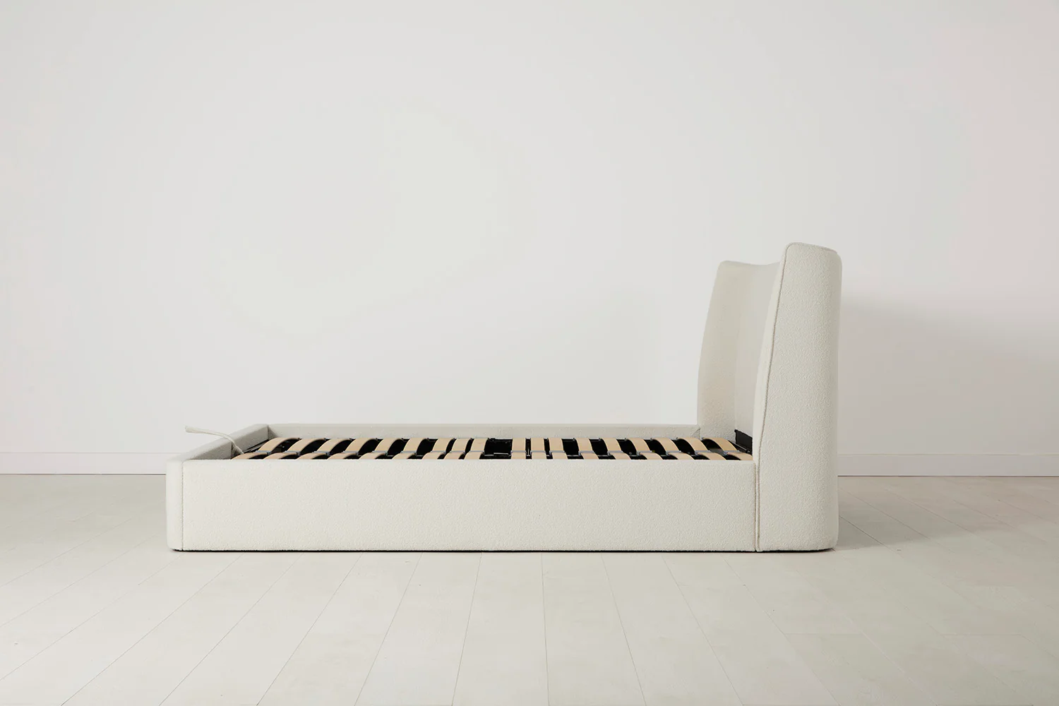 Bed 03 Storage Super King Sized Bed, Ivory - Image 9