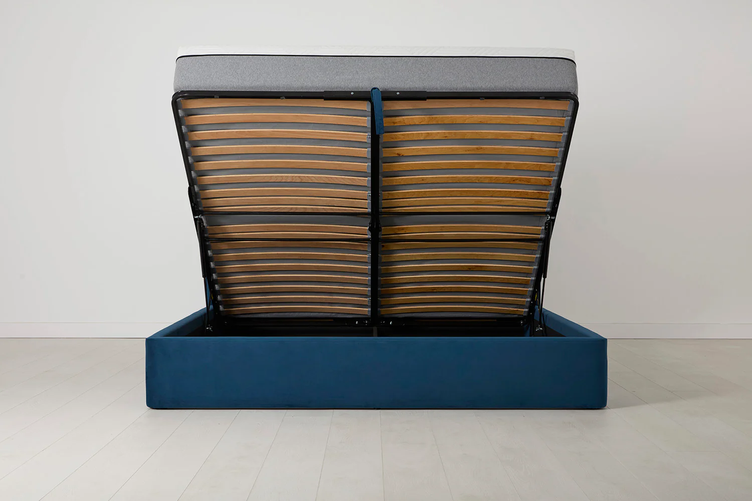 Bed 03 Storage Super King Sized Bed, Teal - Image 3