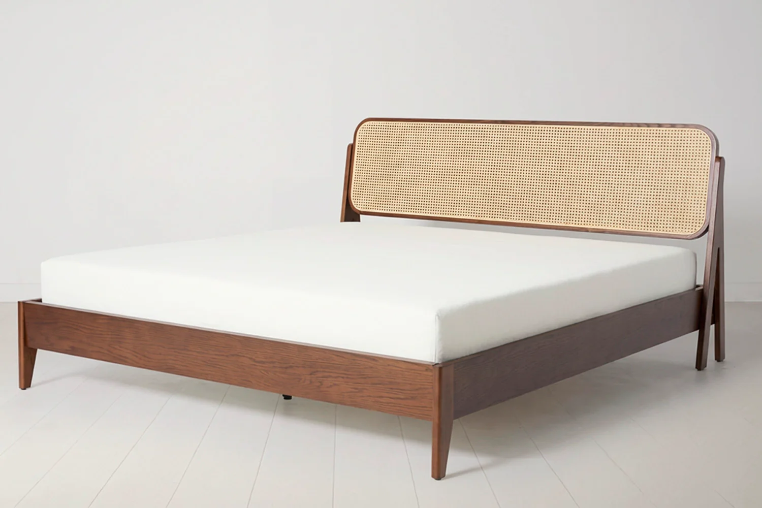 Bed 04 Super King Sized Bed, Walnut - Image 5