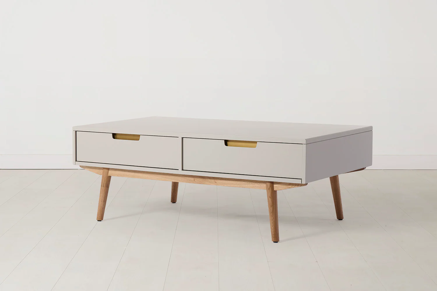 Coffee Table 01, Grey / Four drawers - Image 3