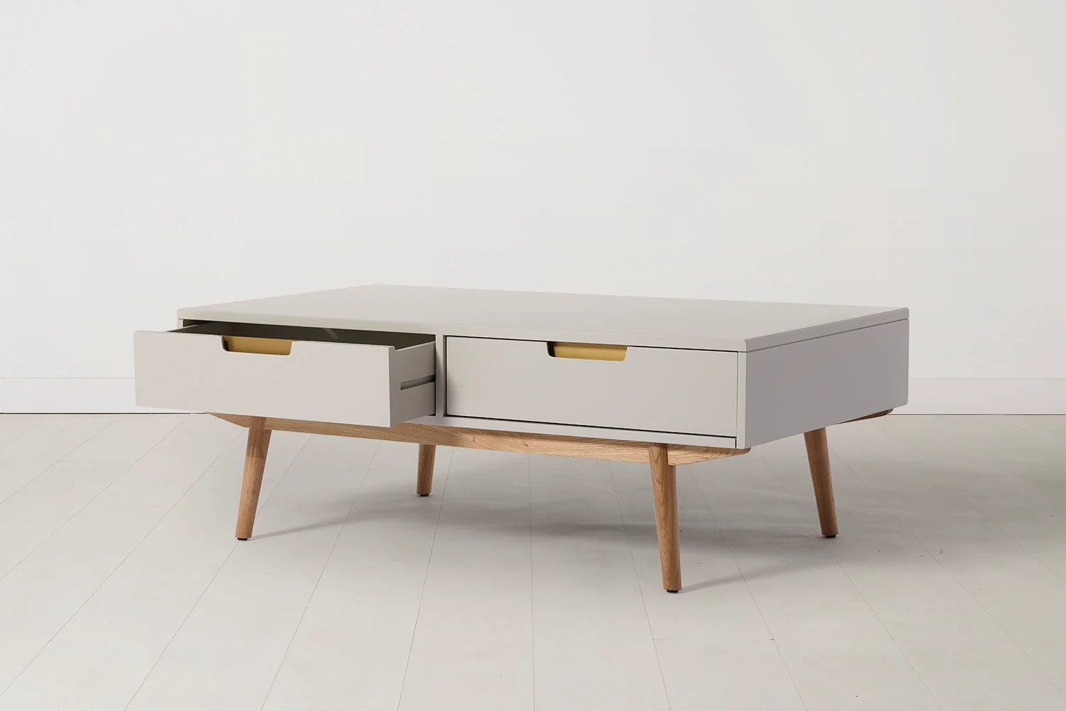 Coffee Table 01, Grey / Four drawers - Image 4