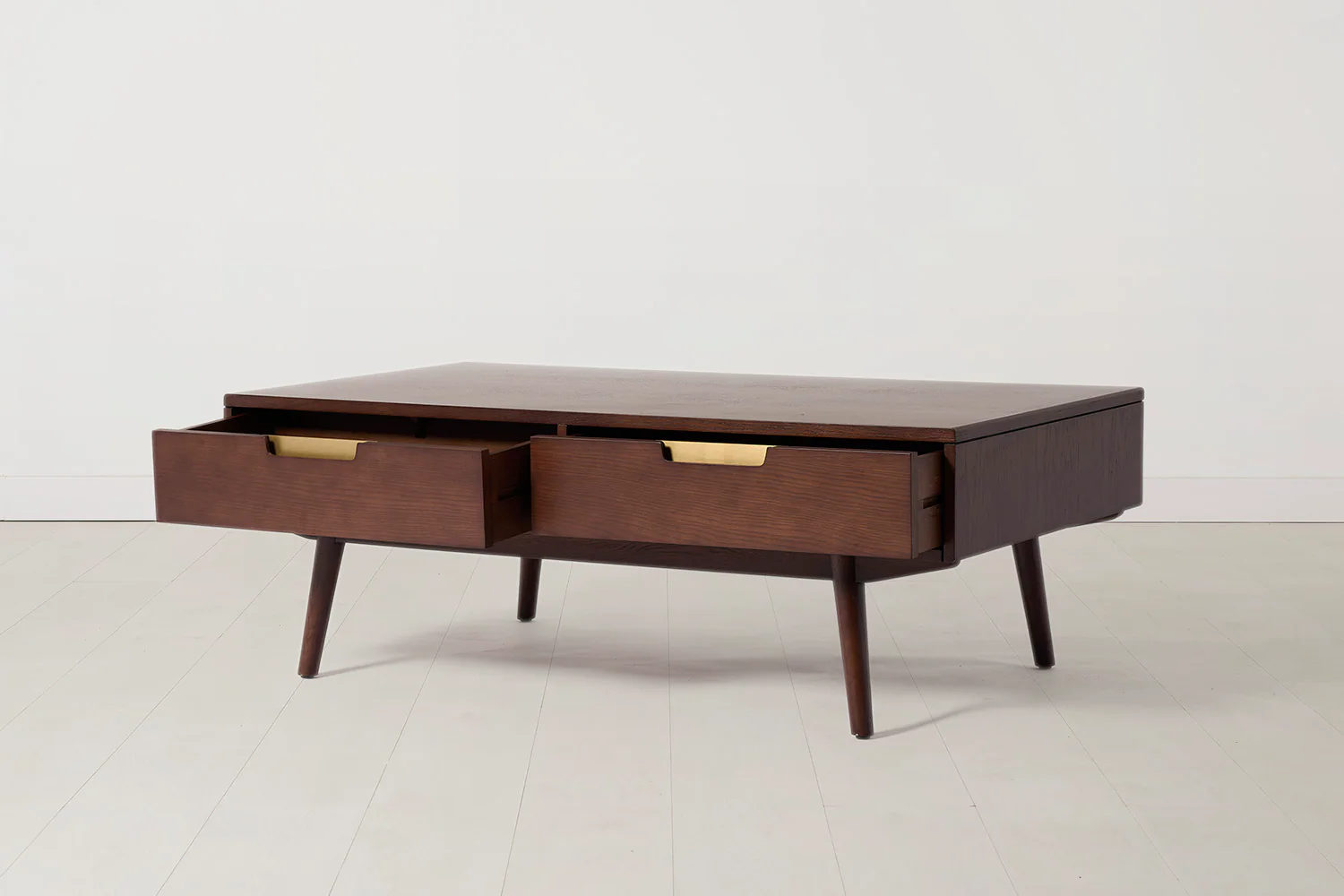 Coffee Table 01, Walnut / Four drawers - Image 5