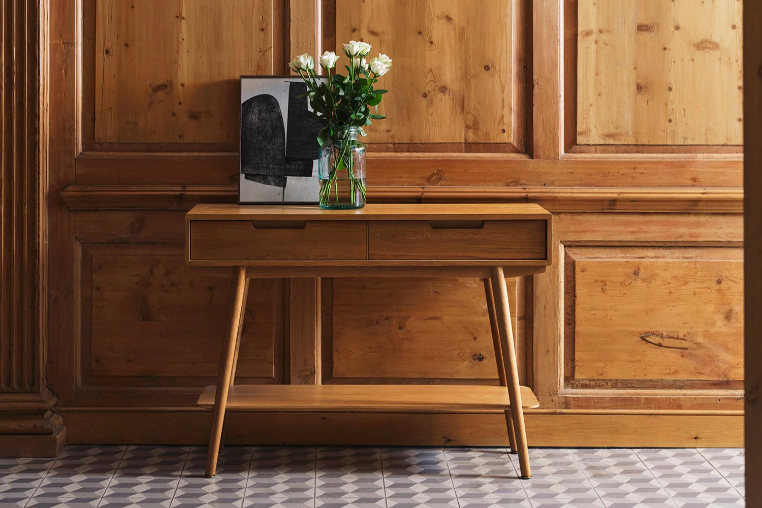 Console Table 01, Oak - Image 4