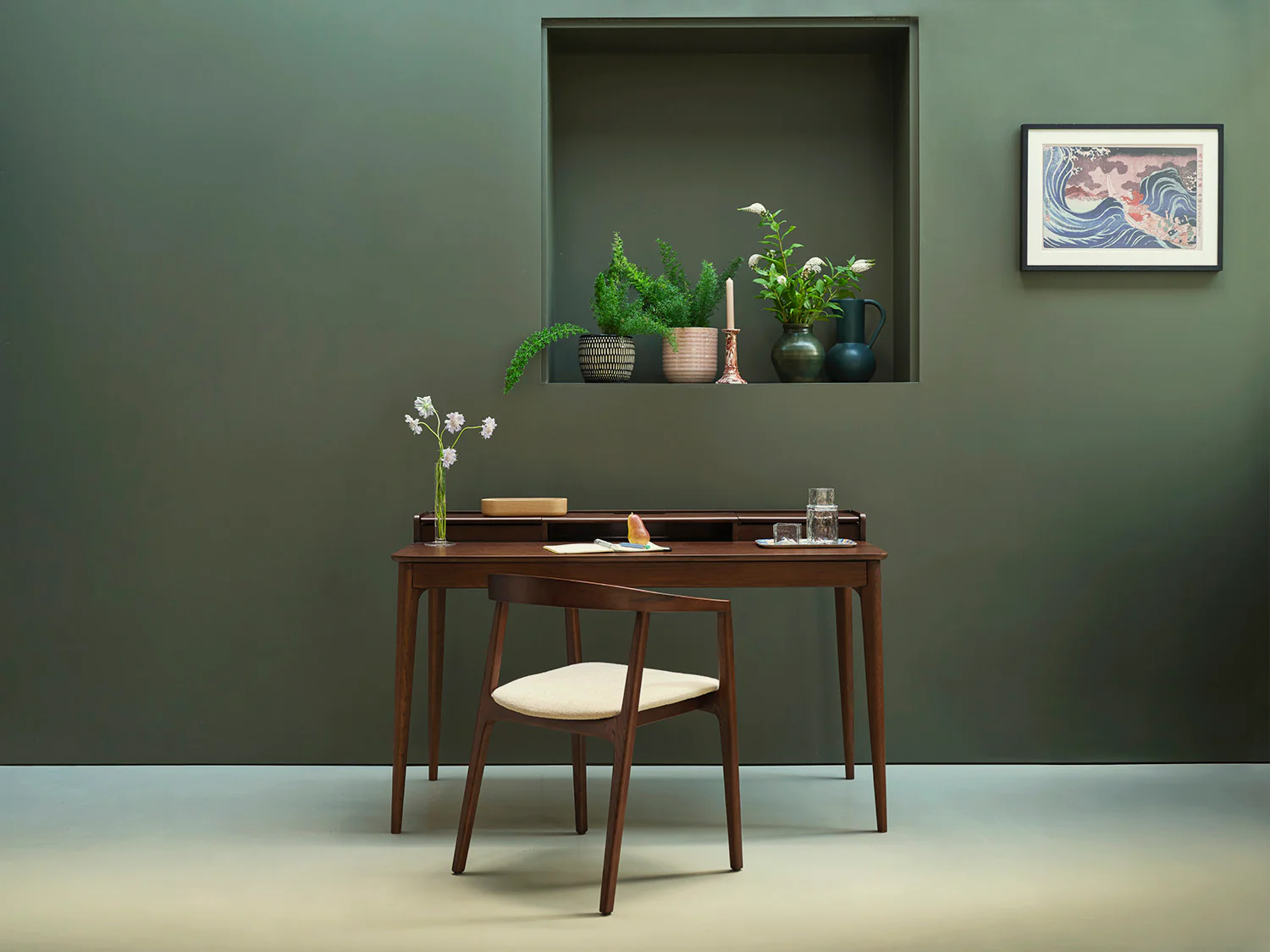 Desk 01, Walnut - Image 2