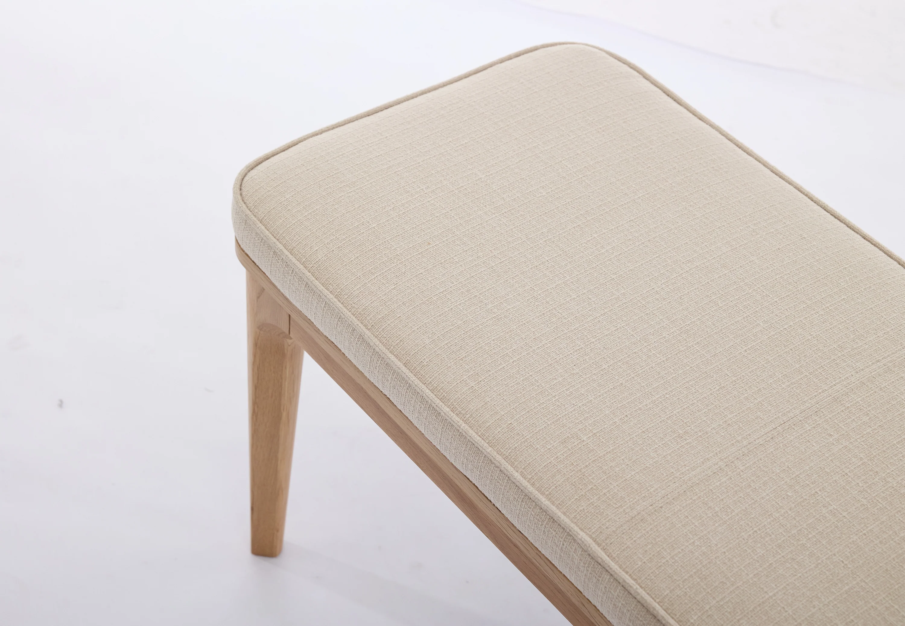 Dining Bench 01, Oak / Oatmeal - Image 10