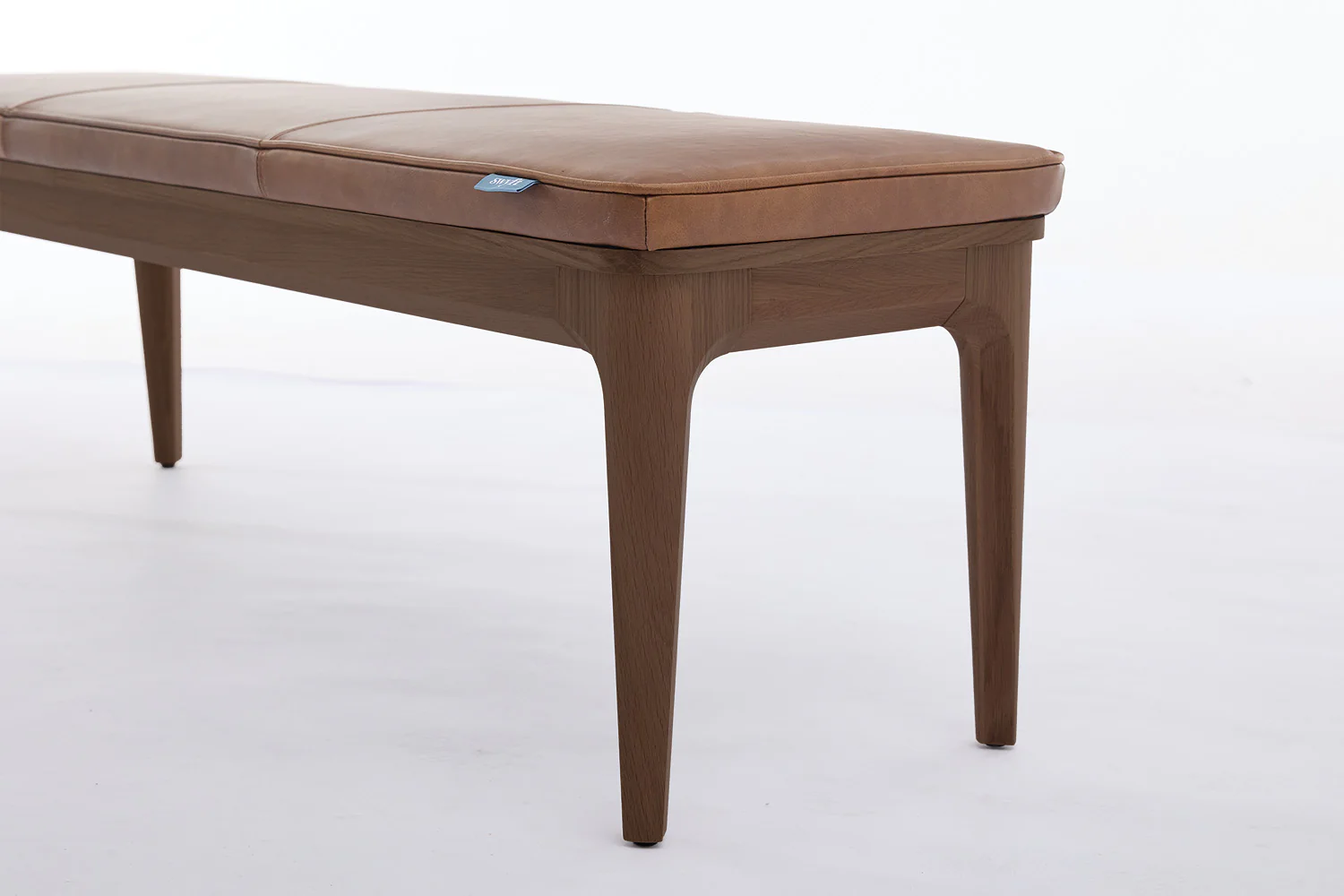 Dining Bench 01, Walnut / Maple - Image 4