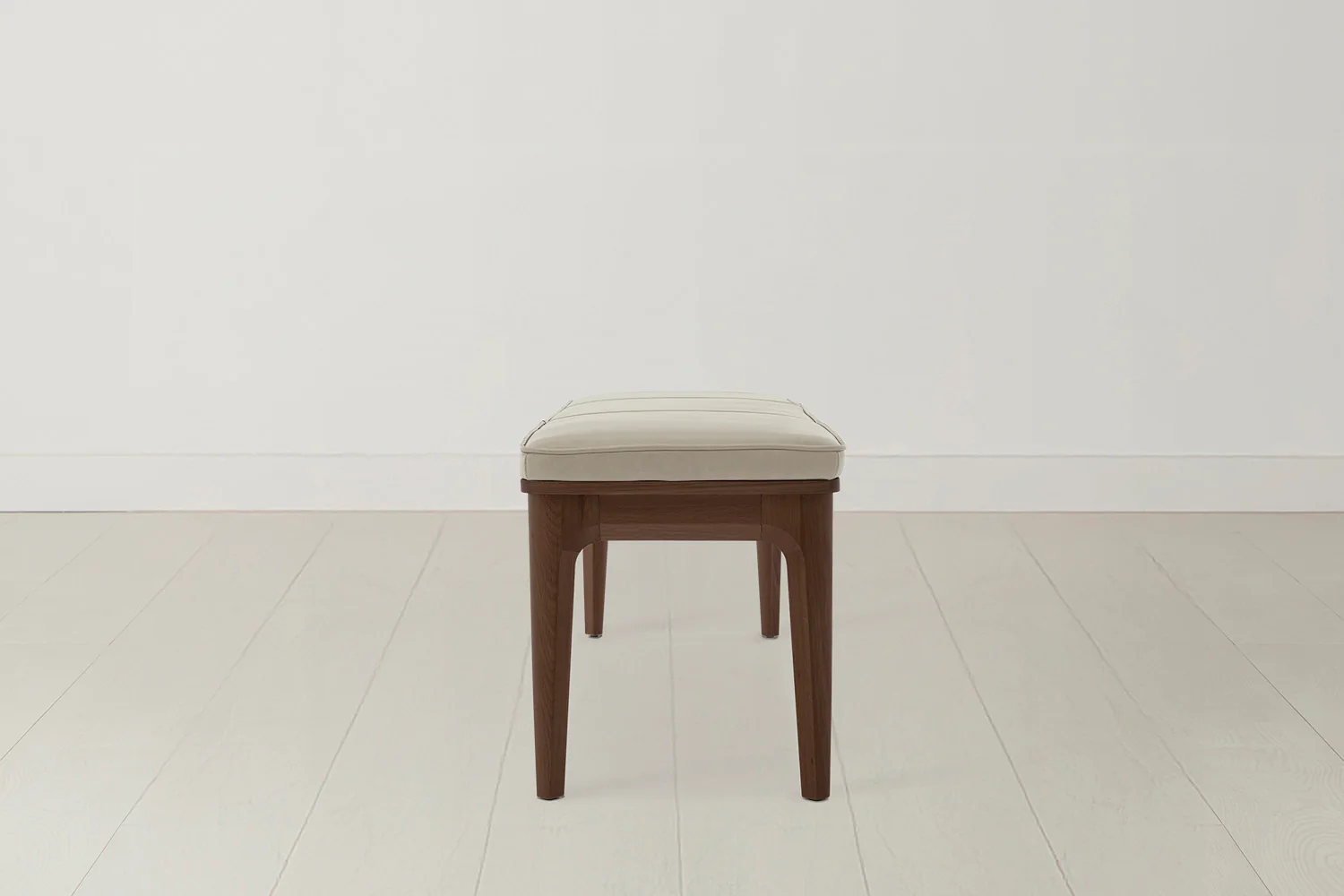Dining Bench 01, Walnut / Oyster - Image 3