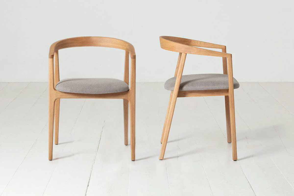Dining Chair 01 (set of 2), Oak / Shadow