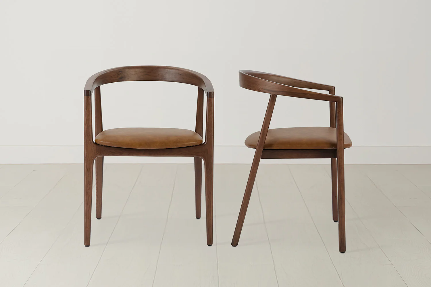 Dining Chair 01 (set of 2), Walnut / Maple
