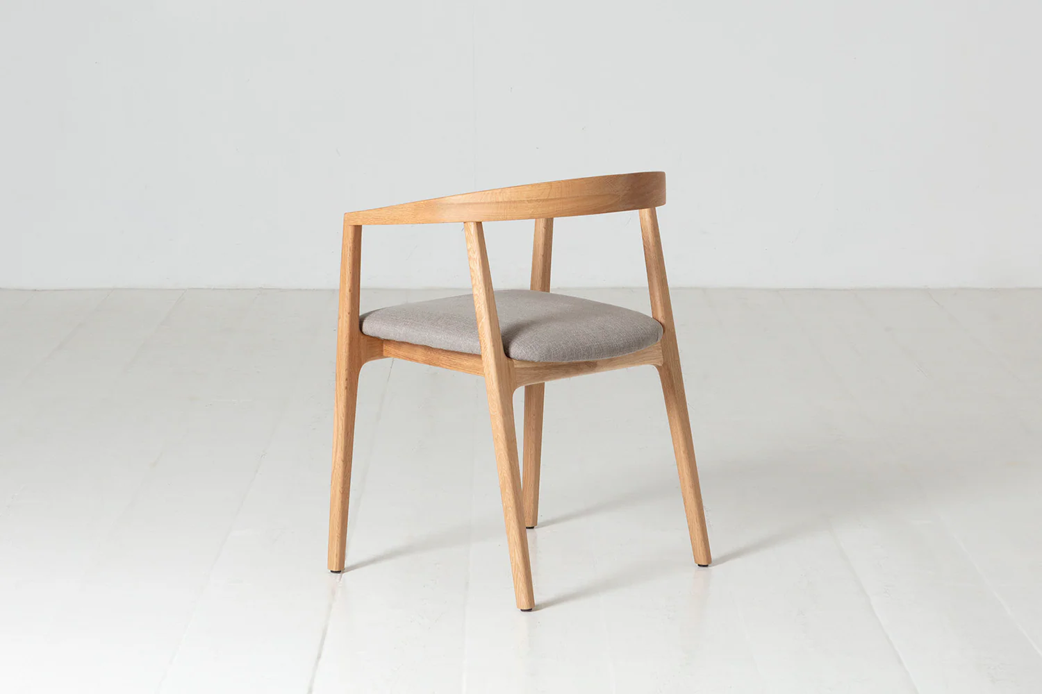 Dining Chair 01 (set of 2), Oak / Oatmeal - Image 6