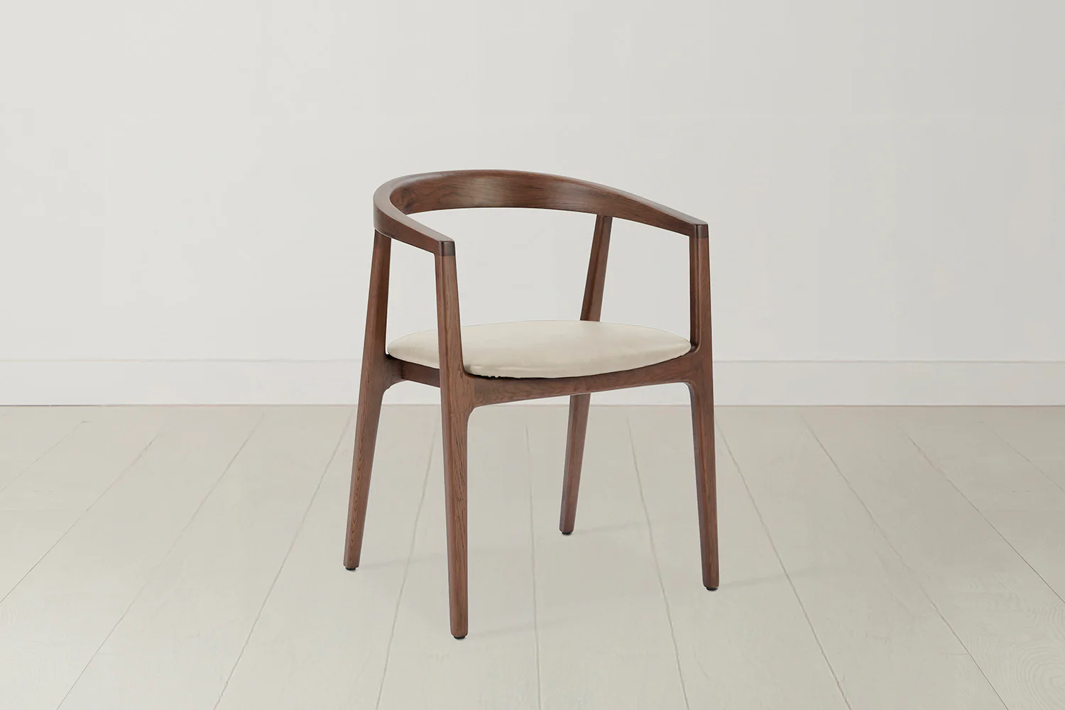 Dining Chair 01 (set of 2), Walnut / Oyster - Image 3