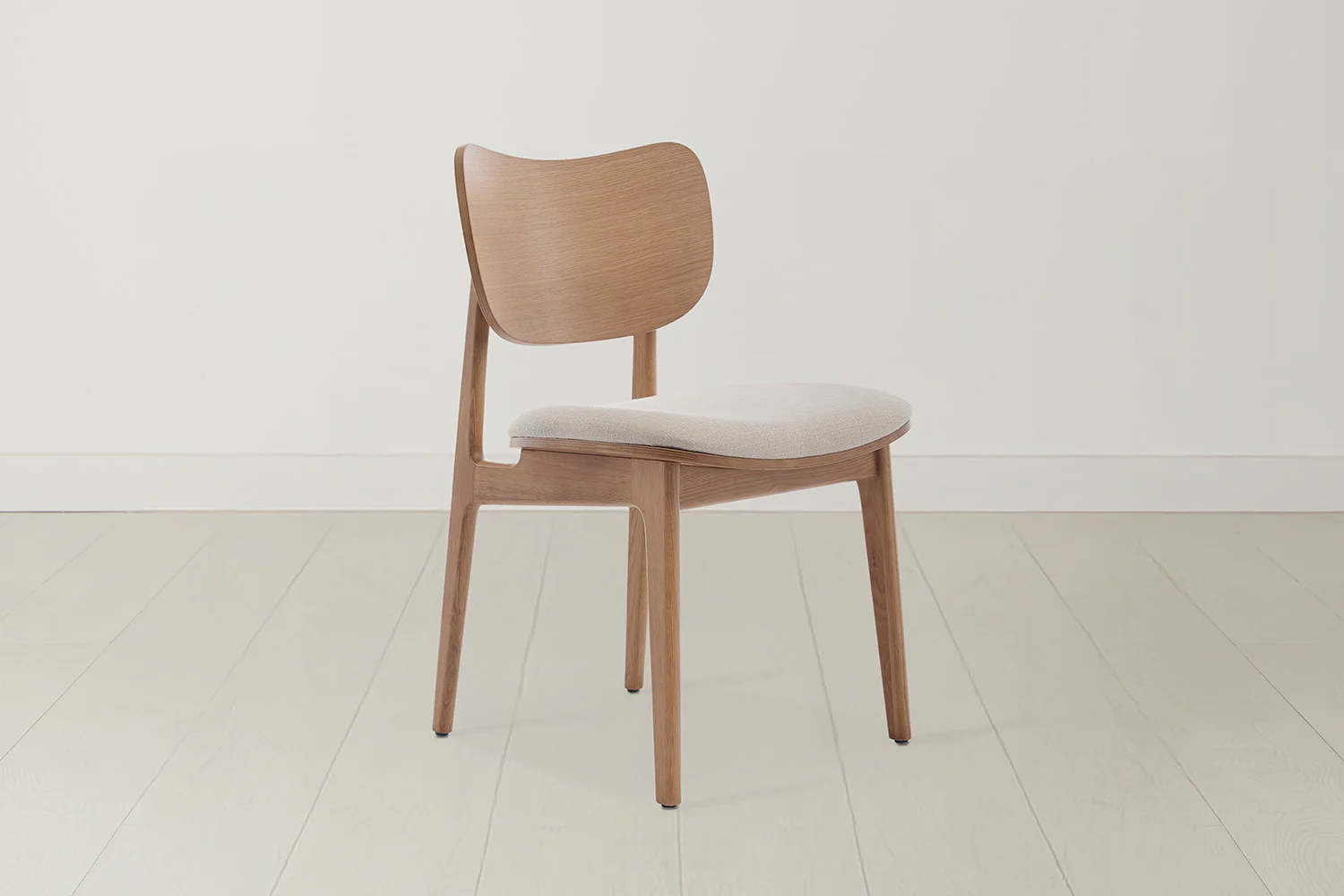 Dining Chair 02 (set of 2), Oak / Oatmeal - Image 6