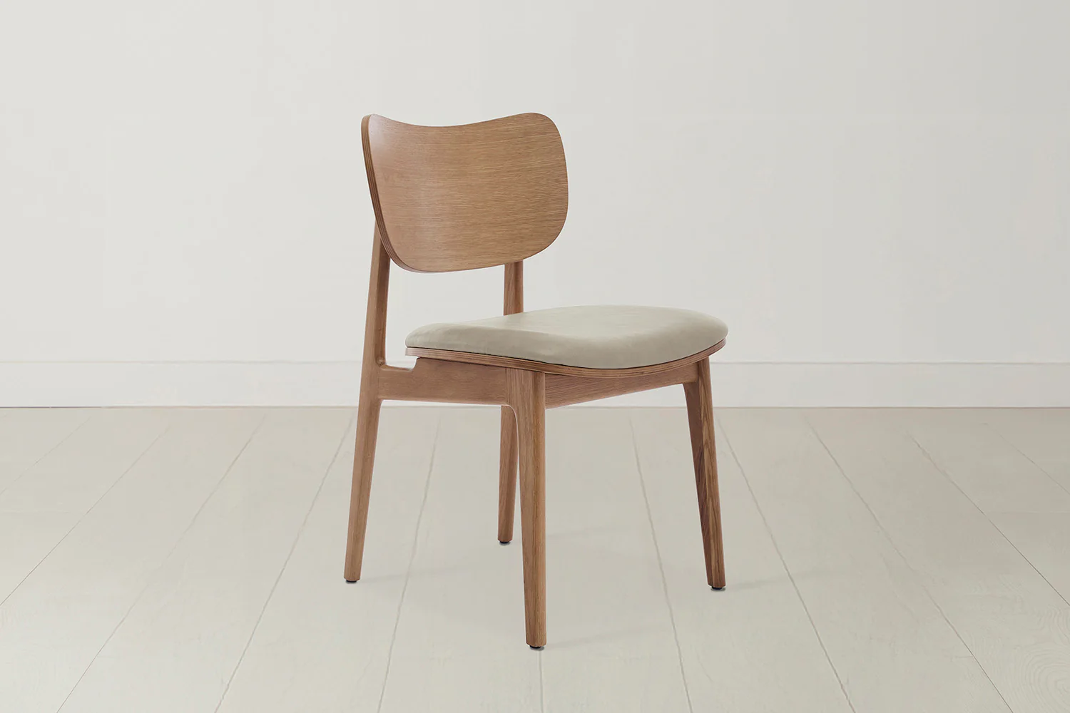 Dining Chair 02 (set of 2), Oak / Oyster - Image 3