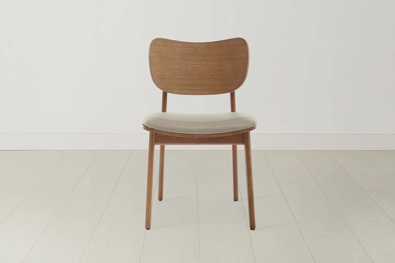 Dining Chair 02 (set of 2), Oak / Oyster - Image 4