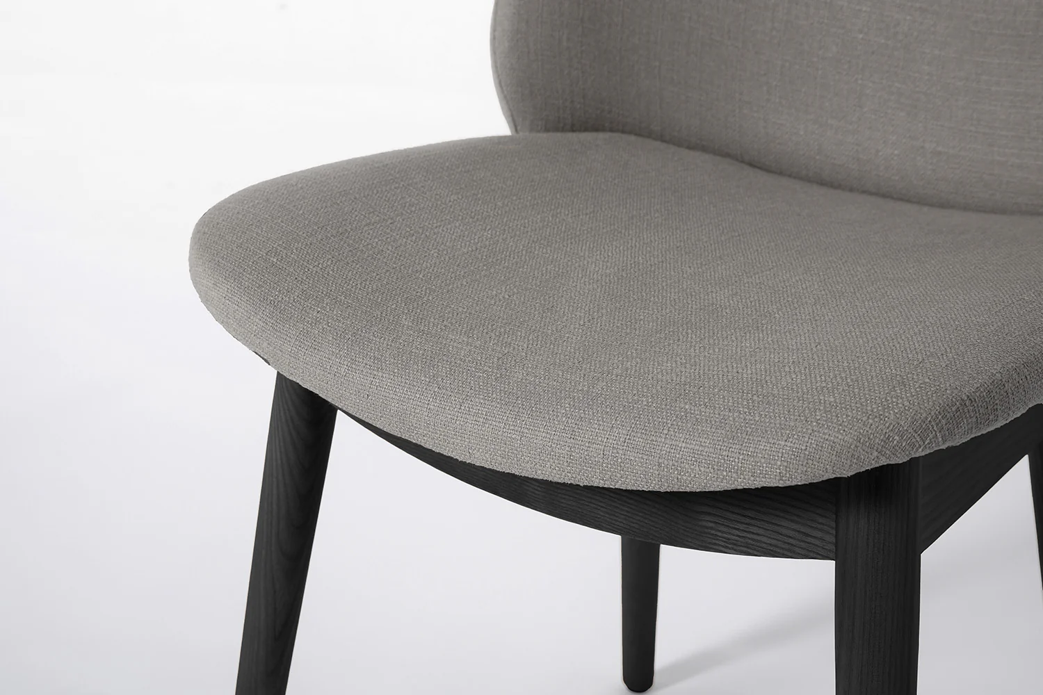 Dining Chair 04 (Set of 2), Black Legs / Shadow - Image 9