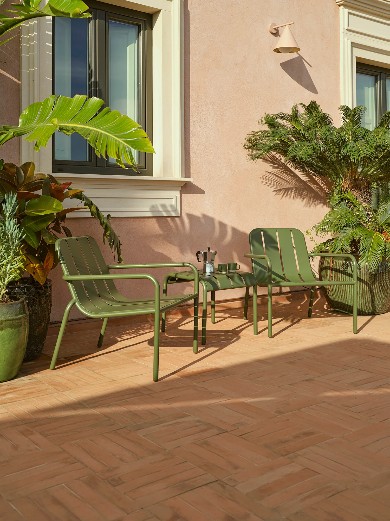 Garden Chair Set 01, Olive - Image 2