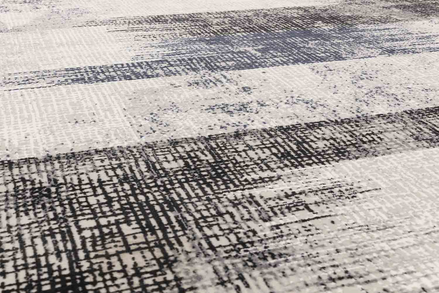 Kuza Lines Blue Rug, 120x170 - Image 4