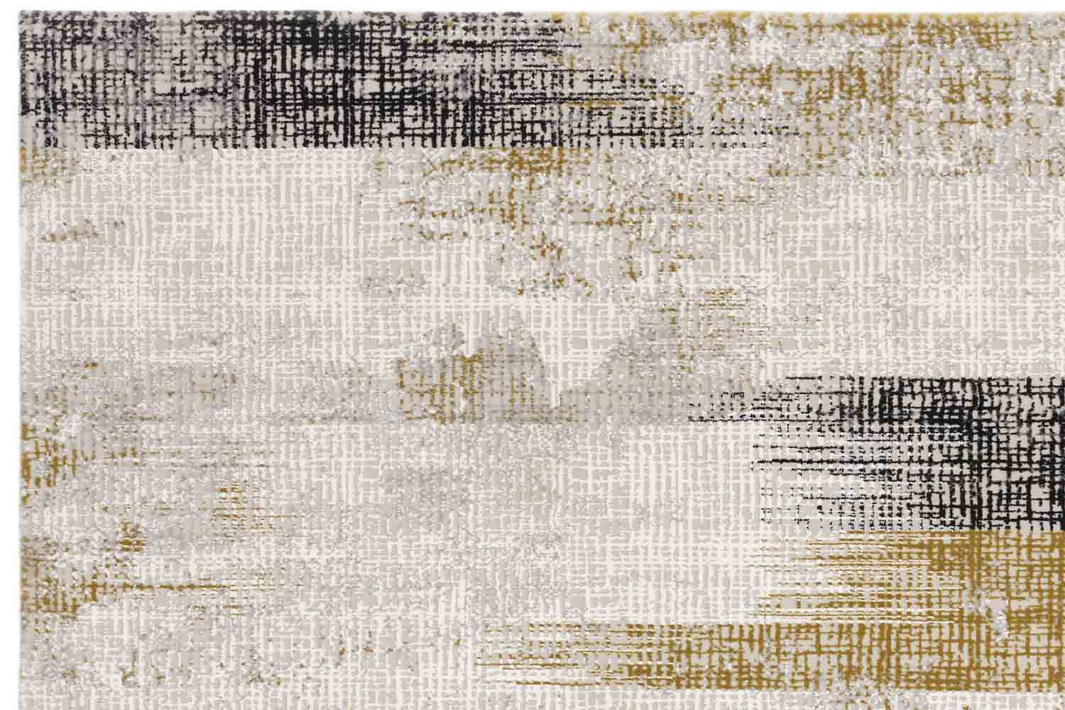 Kuza Lines Gold Rug, 120x170 - Image 2