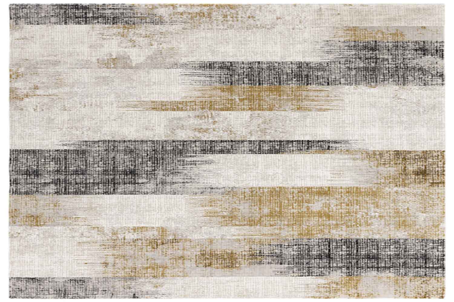 Kuza Lines Gold Rug, 200x290