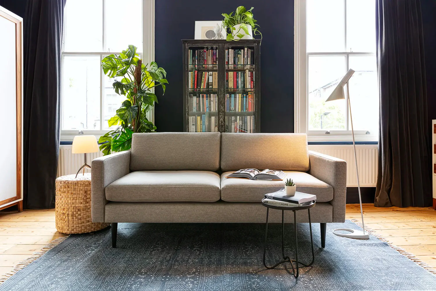 Model 01 2-Seater Sofa, Shadow - Image 2