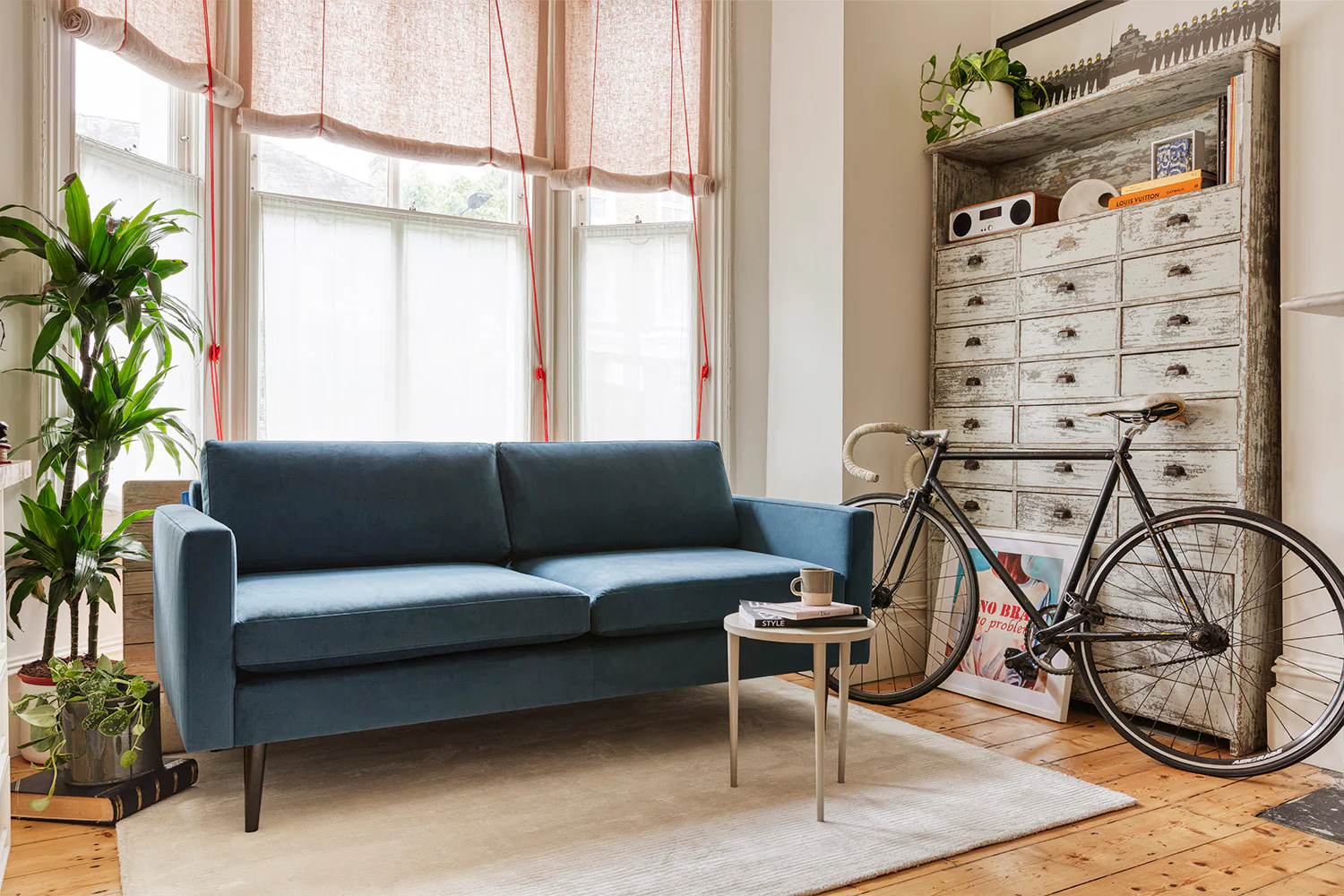 Model 01 2-Seater Sofa, Teal - Image 4