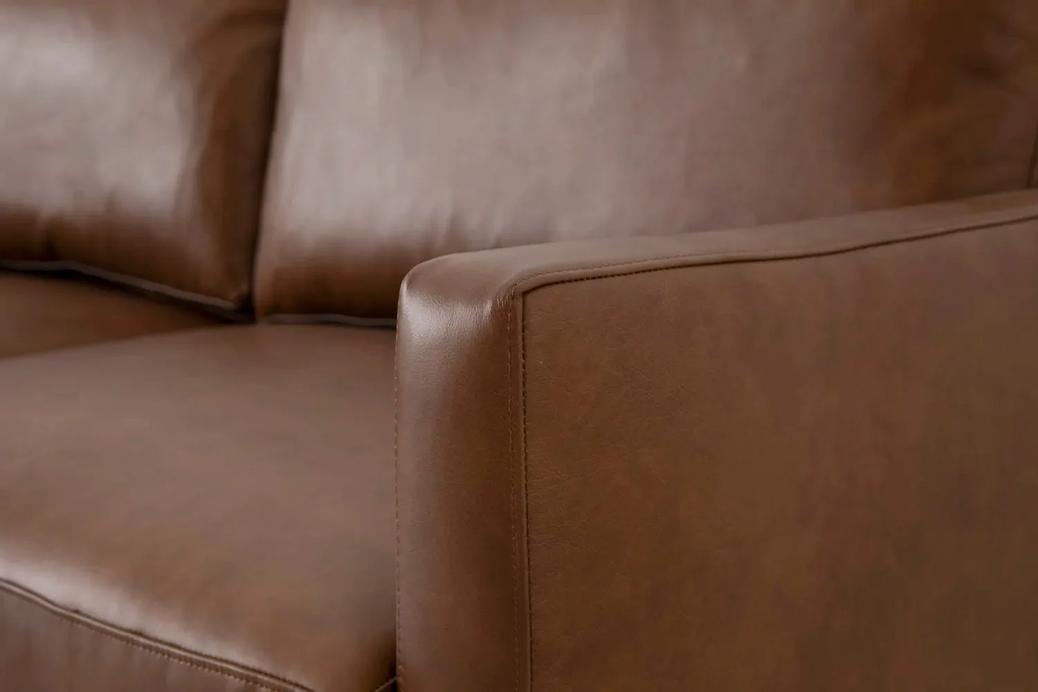 Model 01 2-Seater Sofa with Ottoman, Maple - Image 4