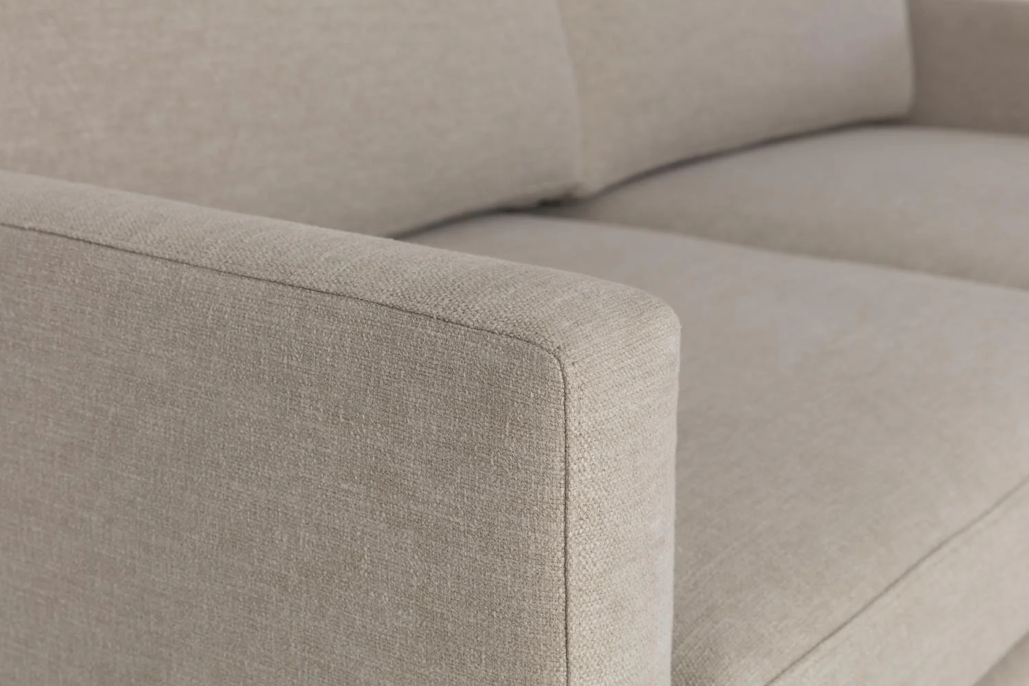 Model 01 2-Seater Sofa with Ottoman, Pumice - Image 3