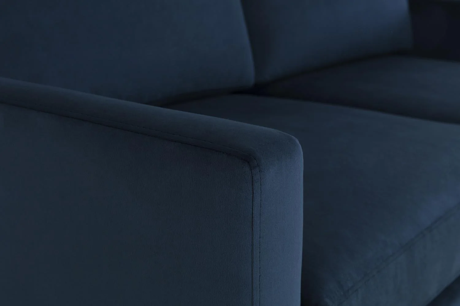 Model 01 2-Seater Sofa with Ottoman, Teal - Image 3