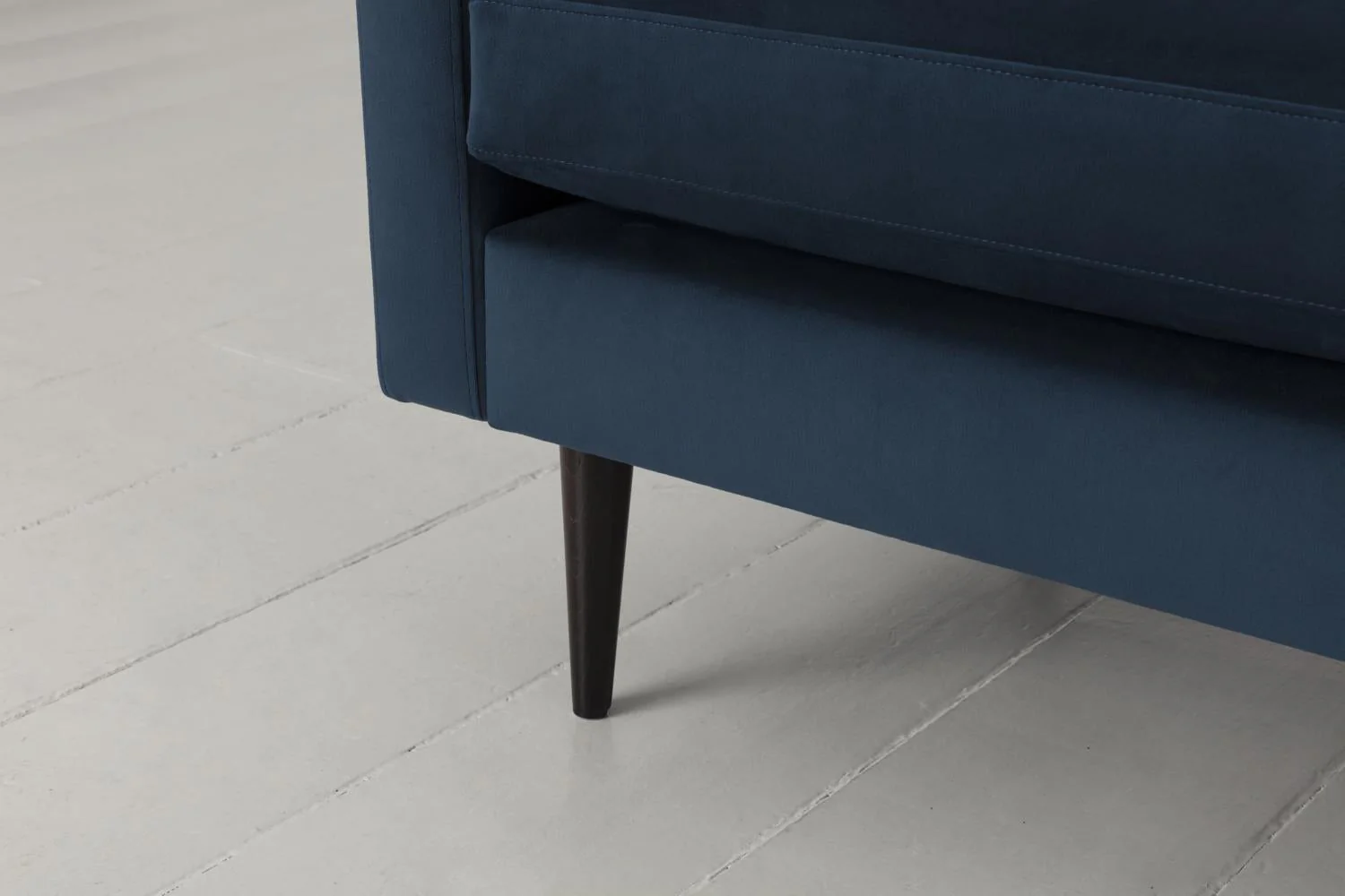 Model 01 2-Seater Sofa with Ottoman, Teal - Image 4