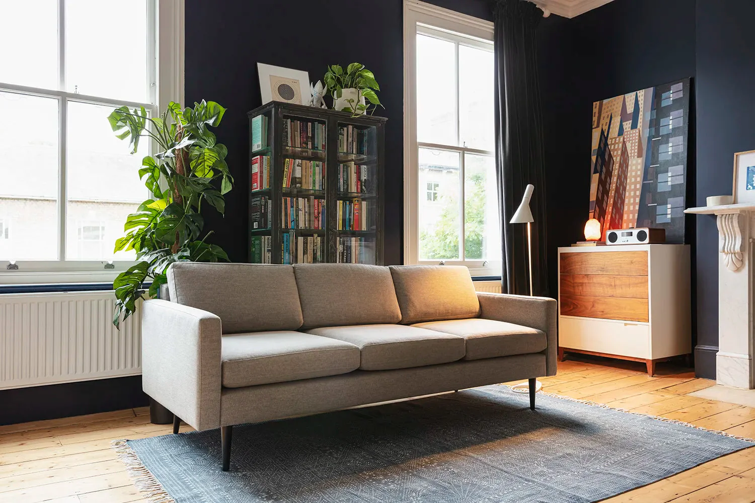 Model 01 3-Seater Sofa, Shadow - Image 2