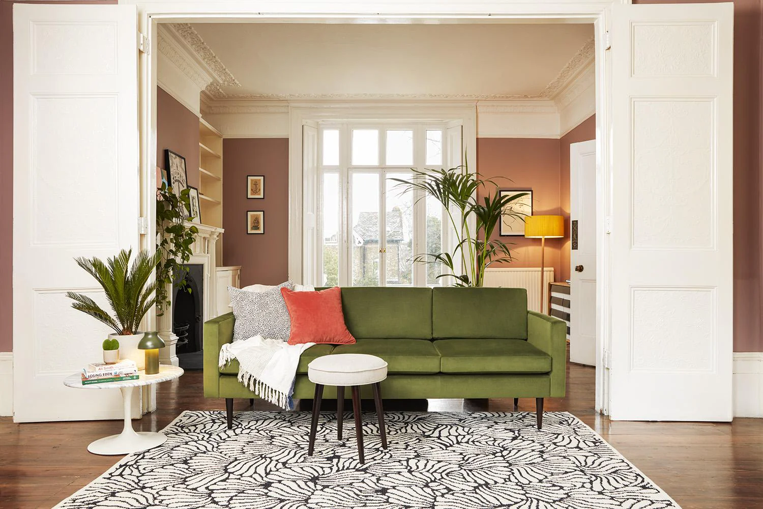 Model 01 3-Seater Sofa (CRIB5), Vine - Image 2