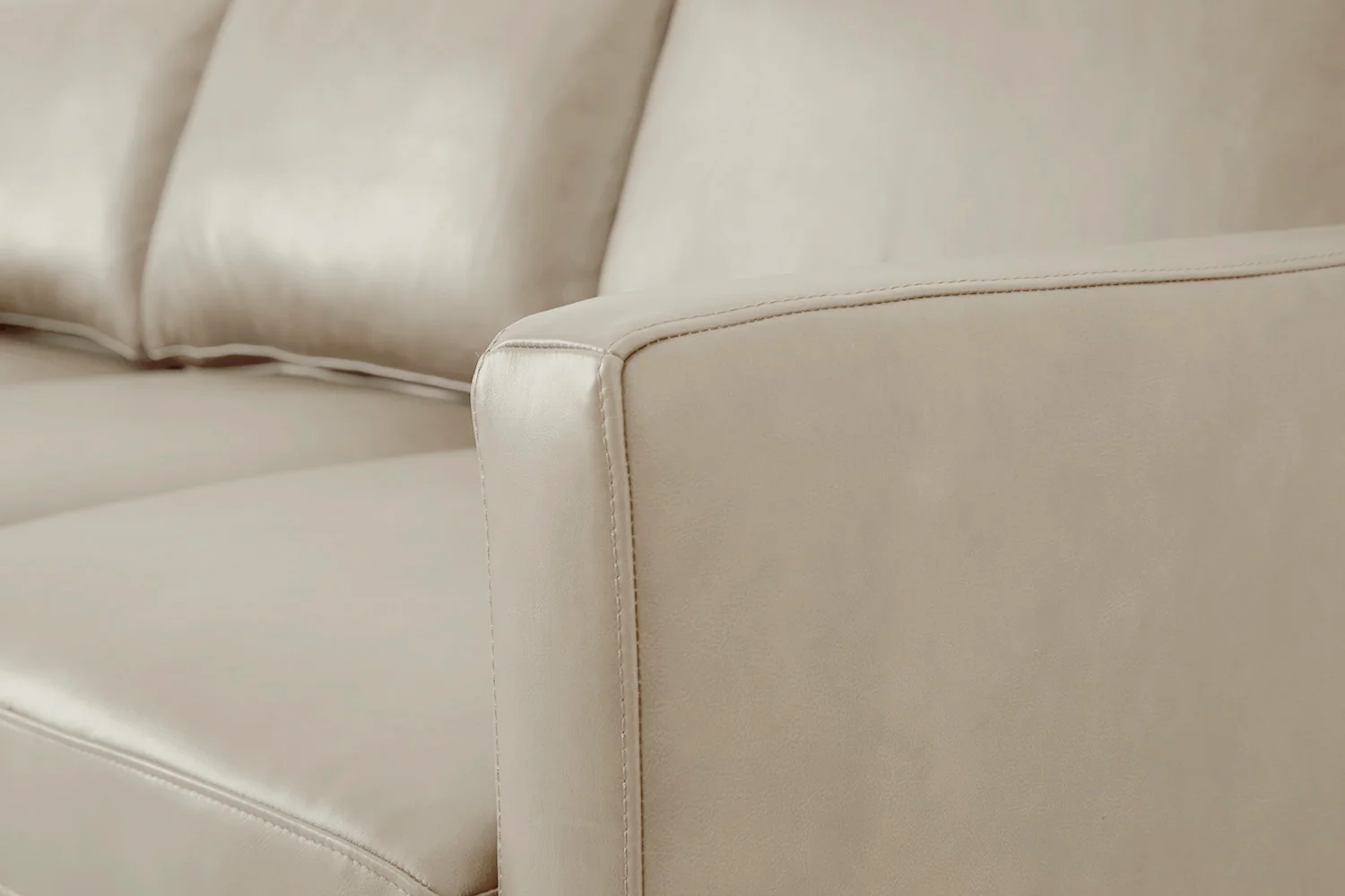 Model 01 3-Seater Sofa with Ottoman, Oyster - Image 4