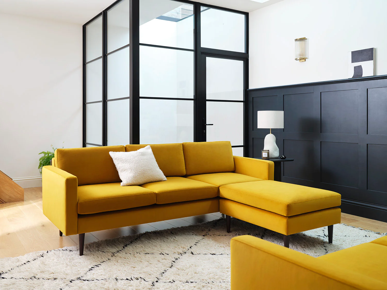 Model 01 Ottoman, Mustard - Image 4