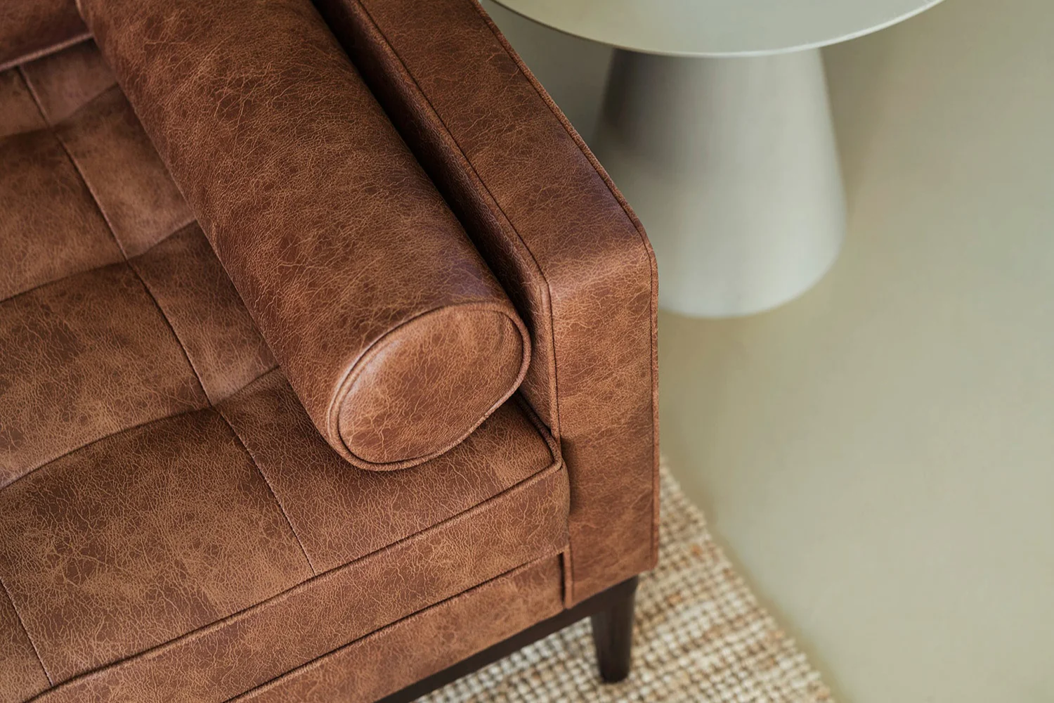 Model 02 2-Seater Sofa, Chestnut - Image 2