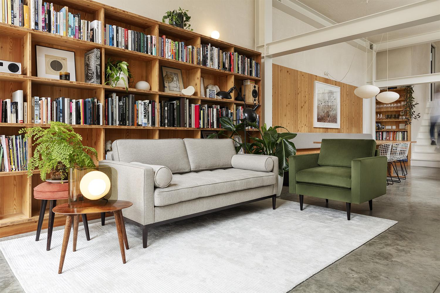 Model 02 2-Seater Sofa (CRIB5), Pumice - Image 4