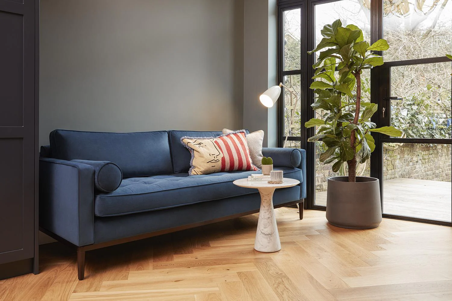 Model 02 2-Seater Sofa (CRIB5), Teal - Image 4