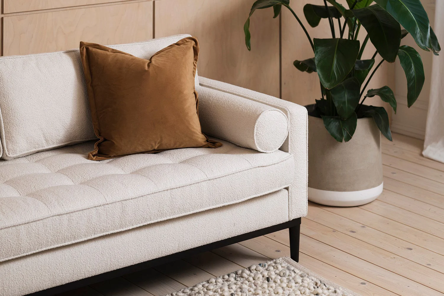 Model 02 2-Seater Sofa, Ivory - Image 2