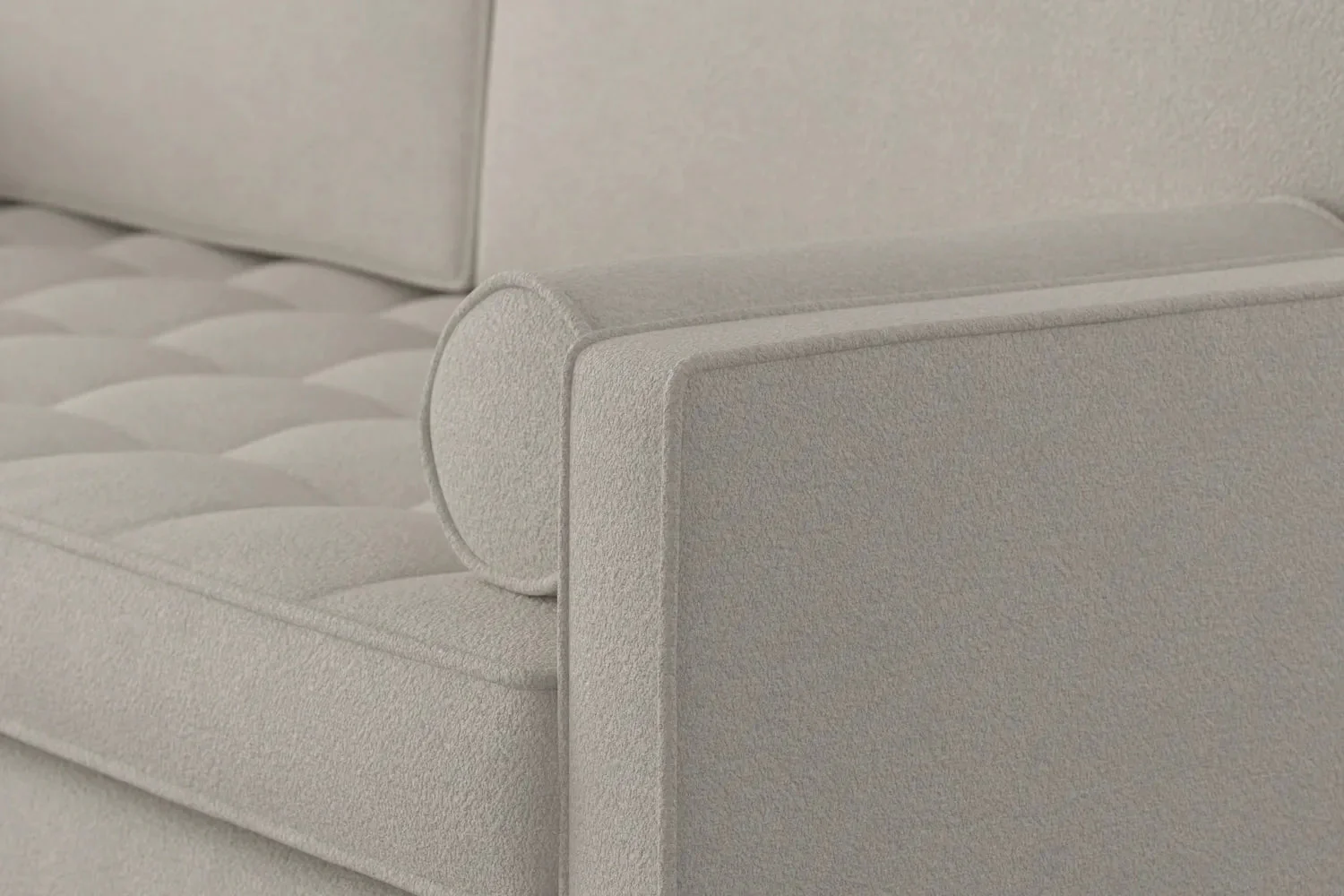 Model 02 2-Seater Sofa, Ivory - Image 6