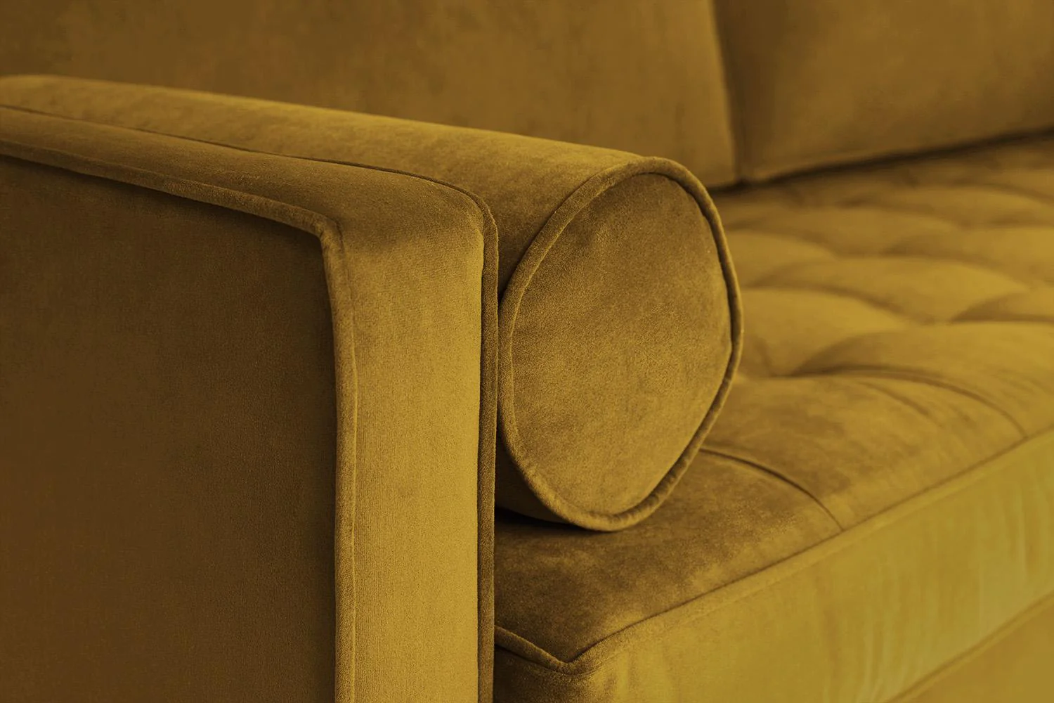 Model 02 2-Seater Sofa, Mustard - Image 7