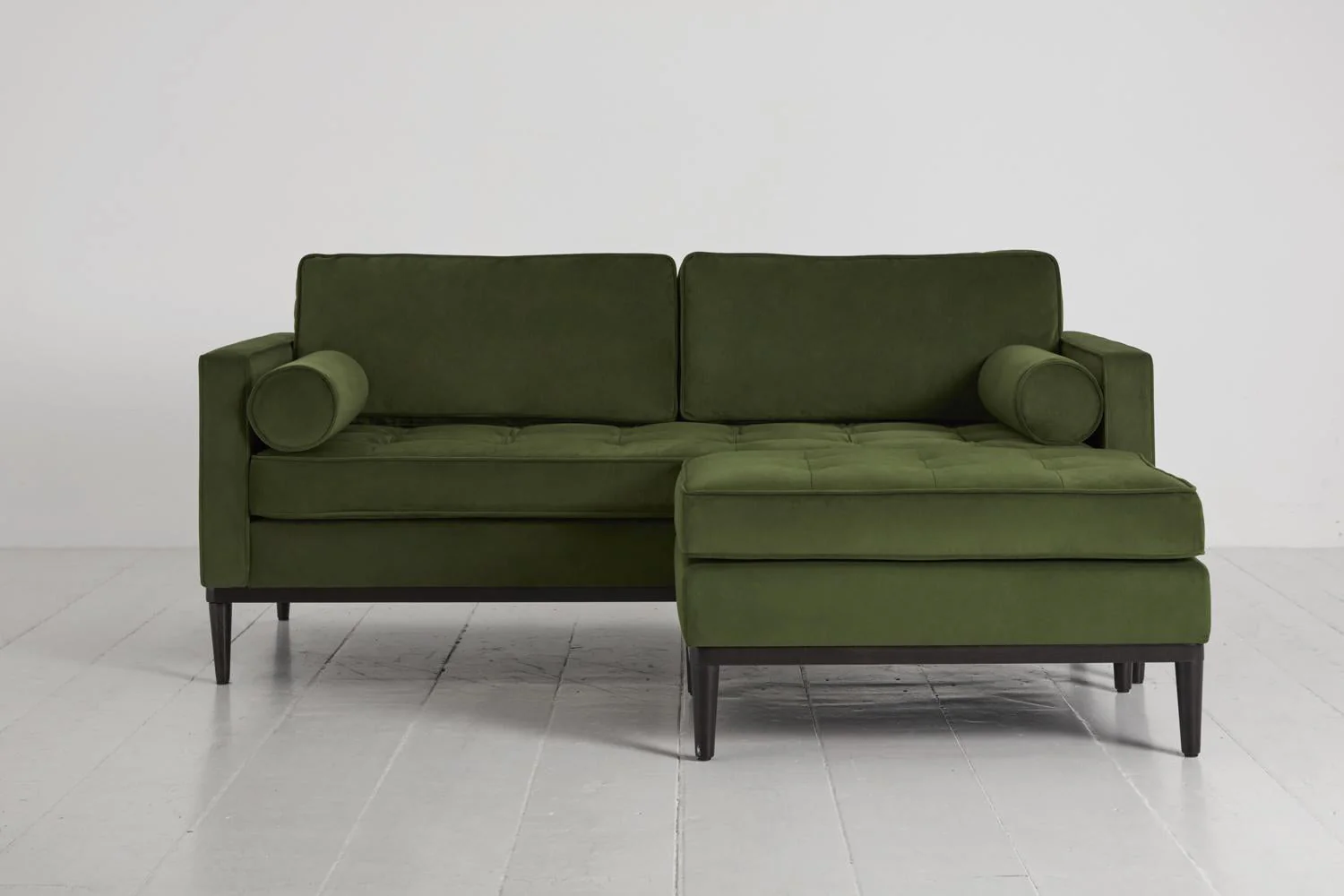 Model 02 2-Seater Sofa with Ottoman, Vine