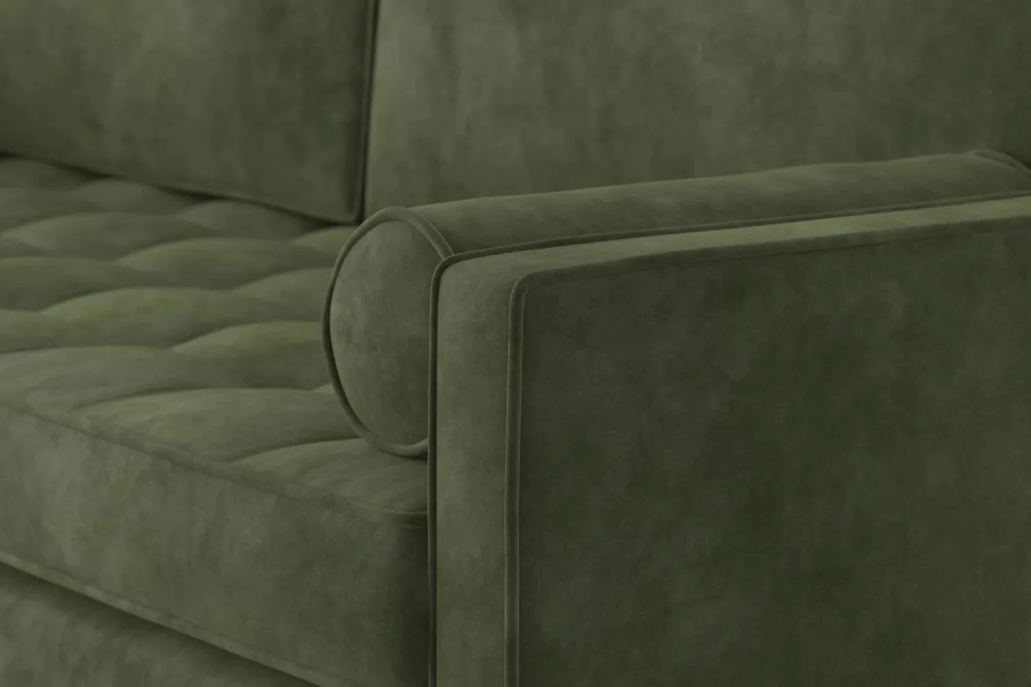 Model 02 2-Seater Sofa with Ottoman, Conifer - Image 5