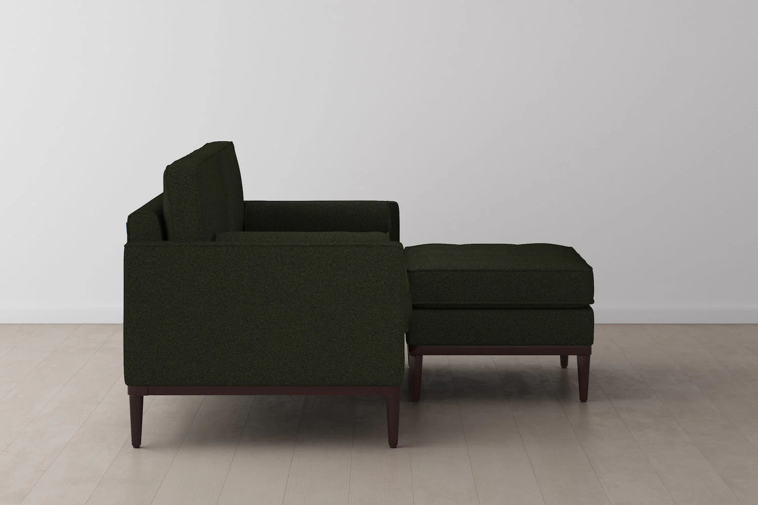 Model 02 2-Seater Sofa with Ottoman, Fern - Image 4