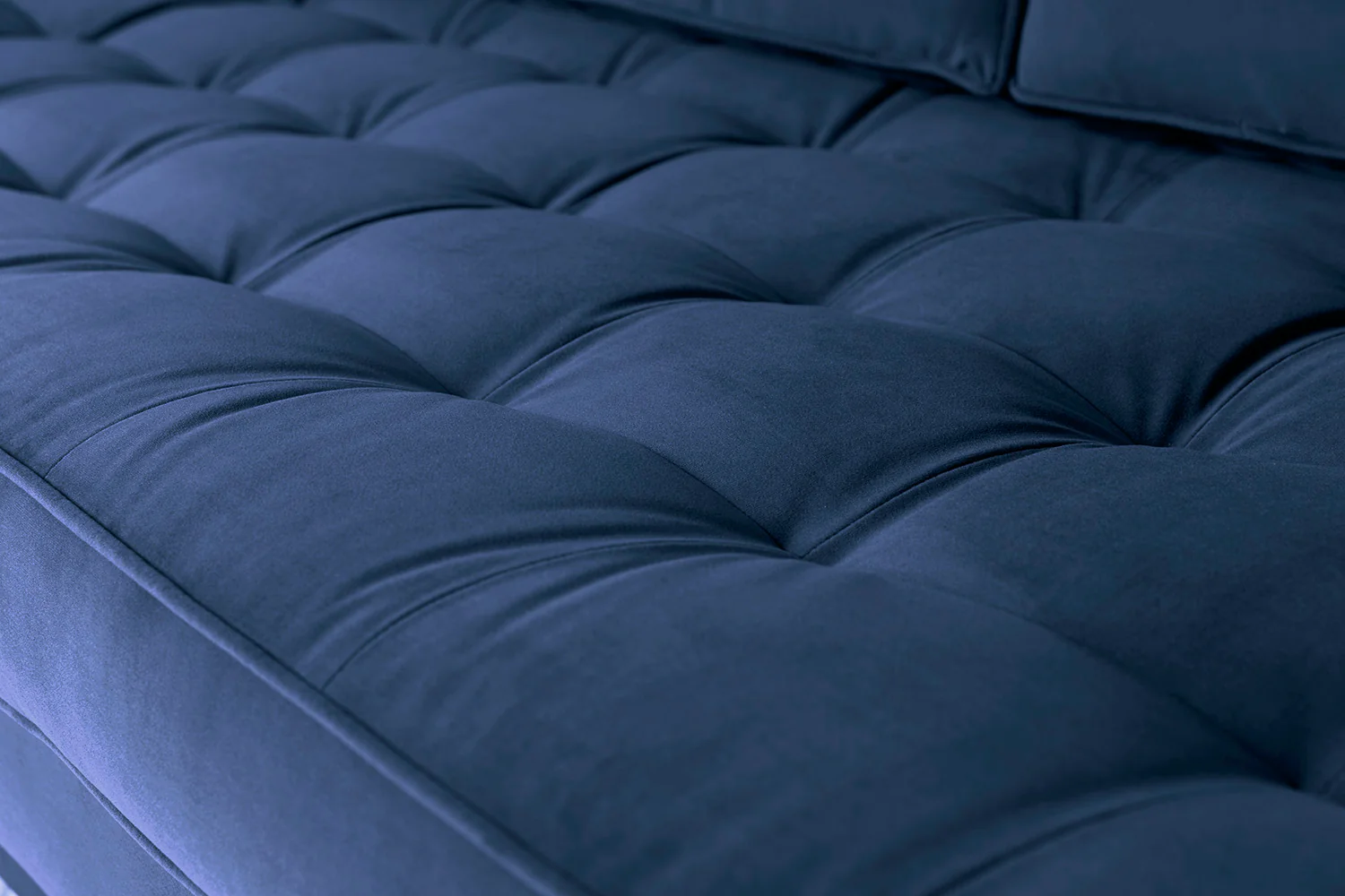 Model 02 2-Seater Sofa with Ottoman, Indigo - Image 4